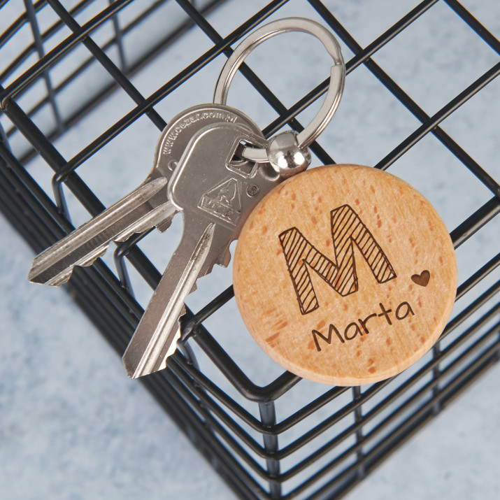 Twoje imię - Brelok drewniany Twoje imię - Brelok drewniany